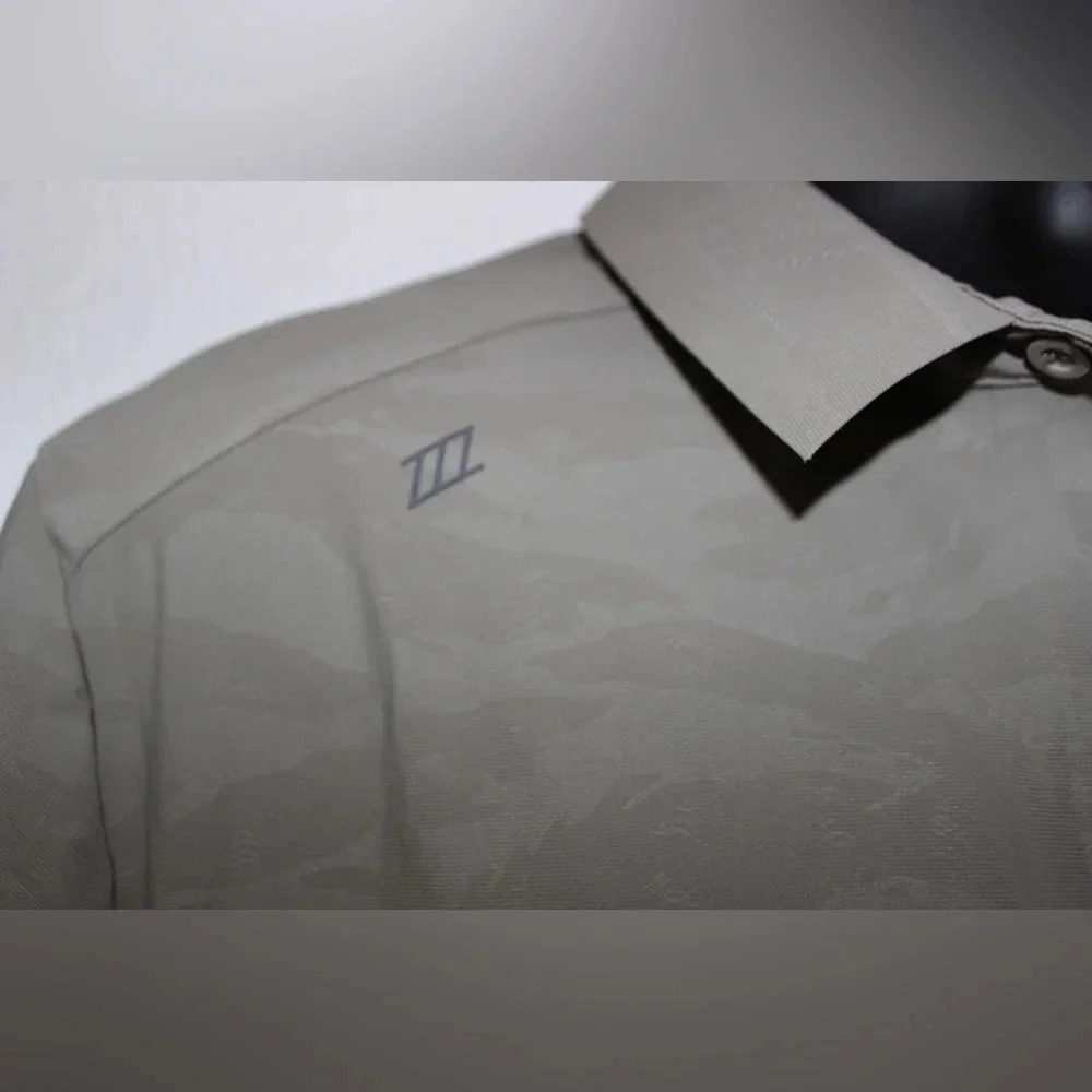 Men’s Zyia Active Camo Sport Ventilation Collar Polo Size XL - Picture 3 of 11